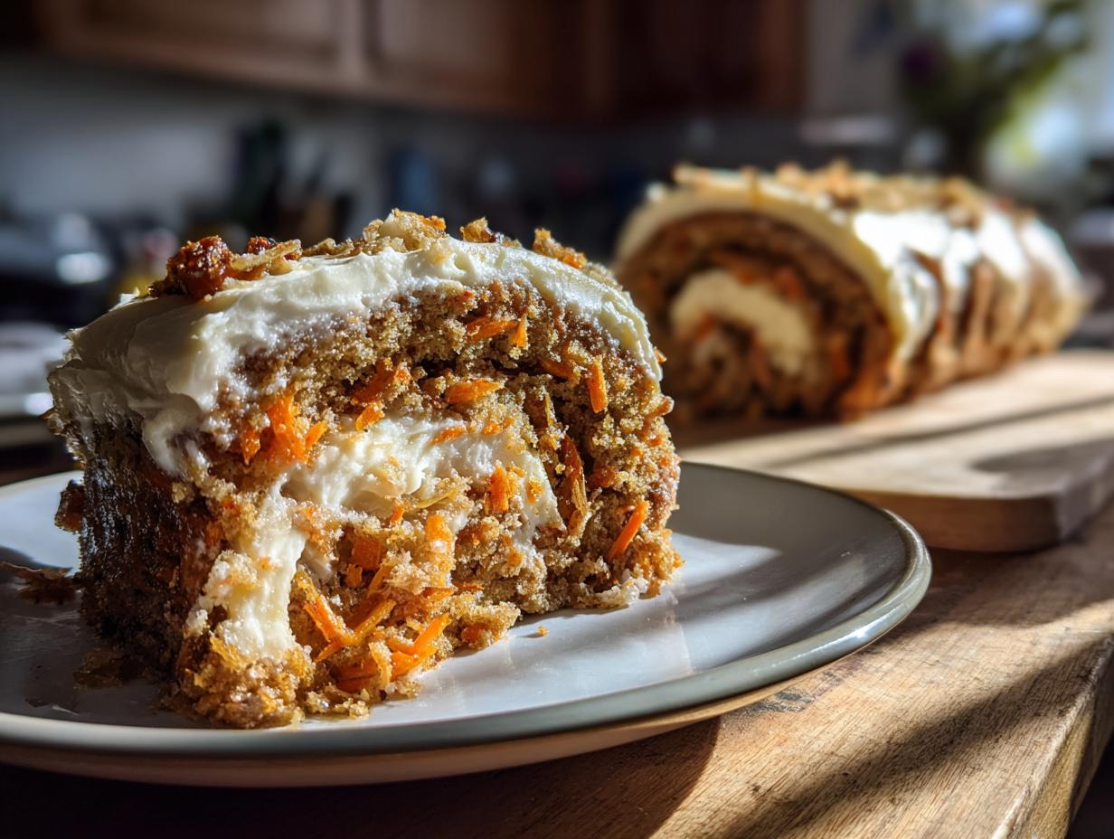 Carrot Cake Roll with Cream Cheese - detail 1