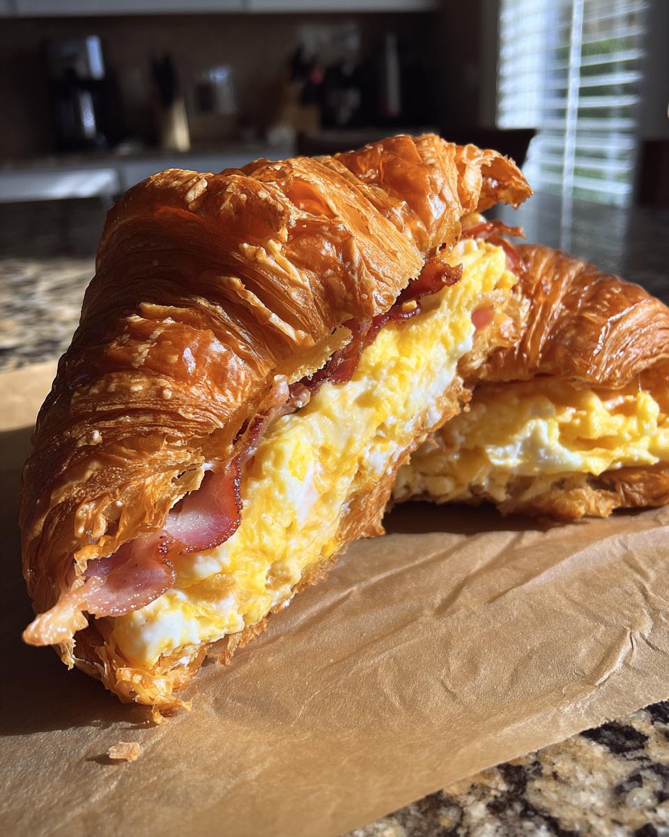 Croissant Breakfast Sandwiches - detail 1