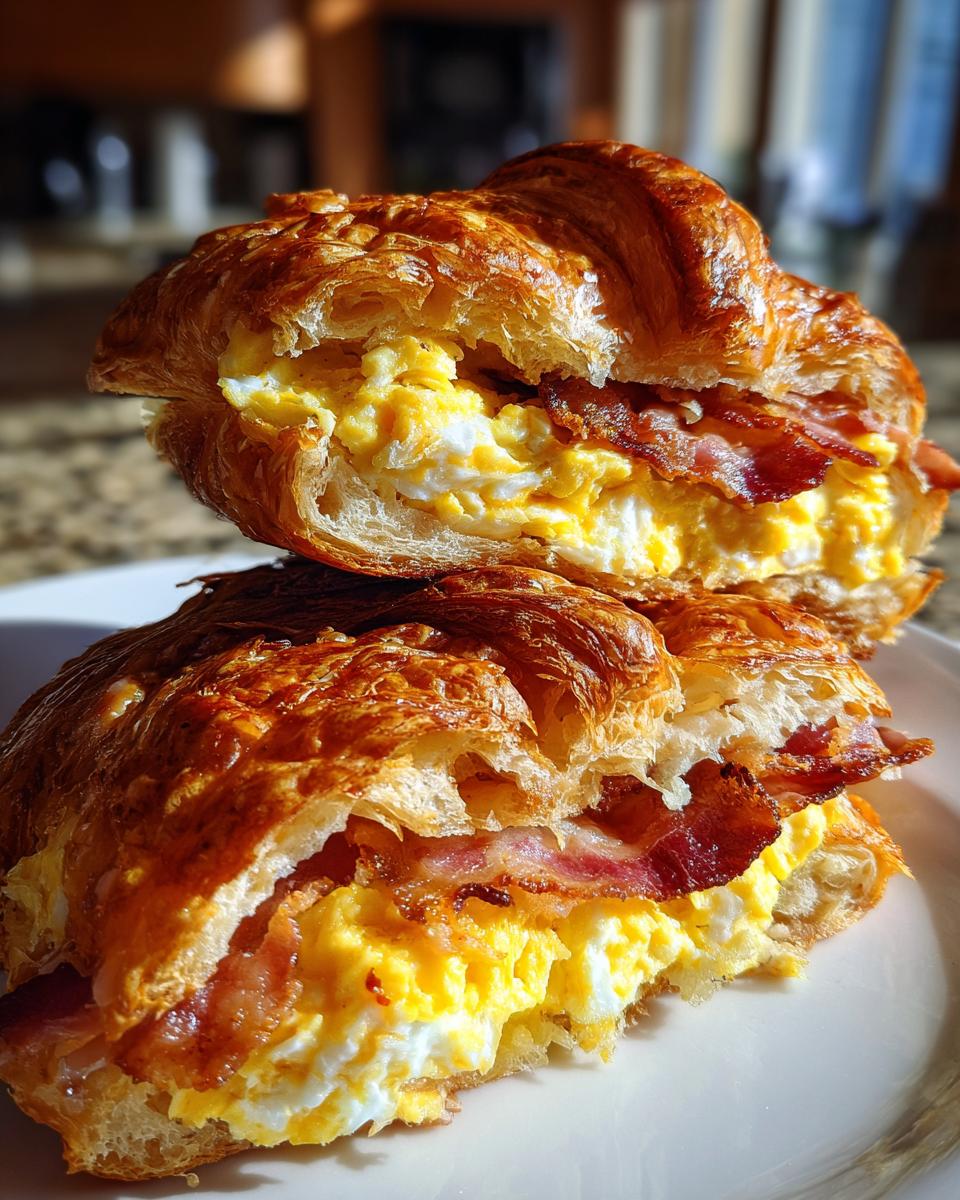 Croissant Breakfast Sandwiches - detail 2
