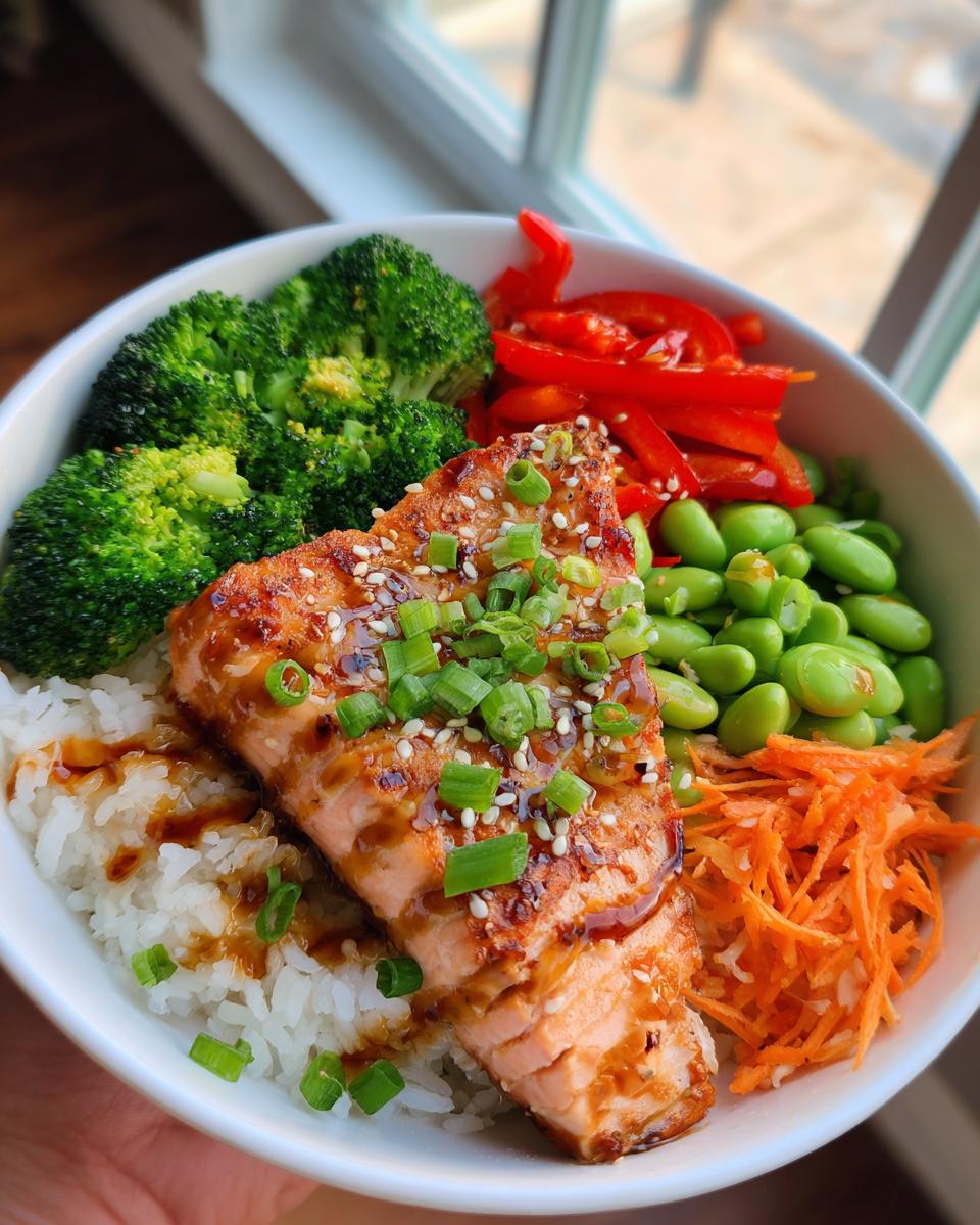 Salmon Rice Bowl - detail 1