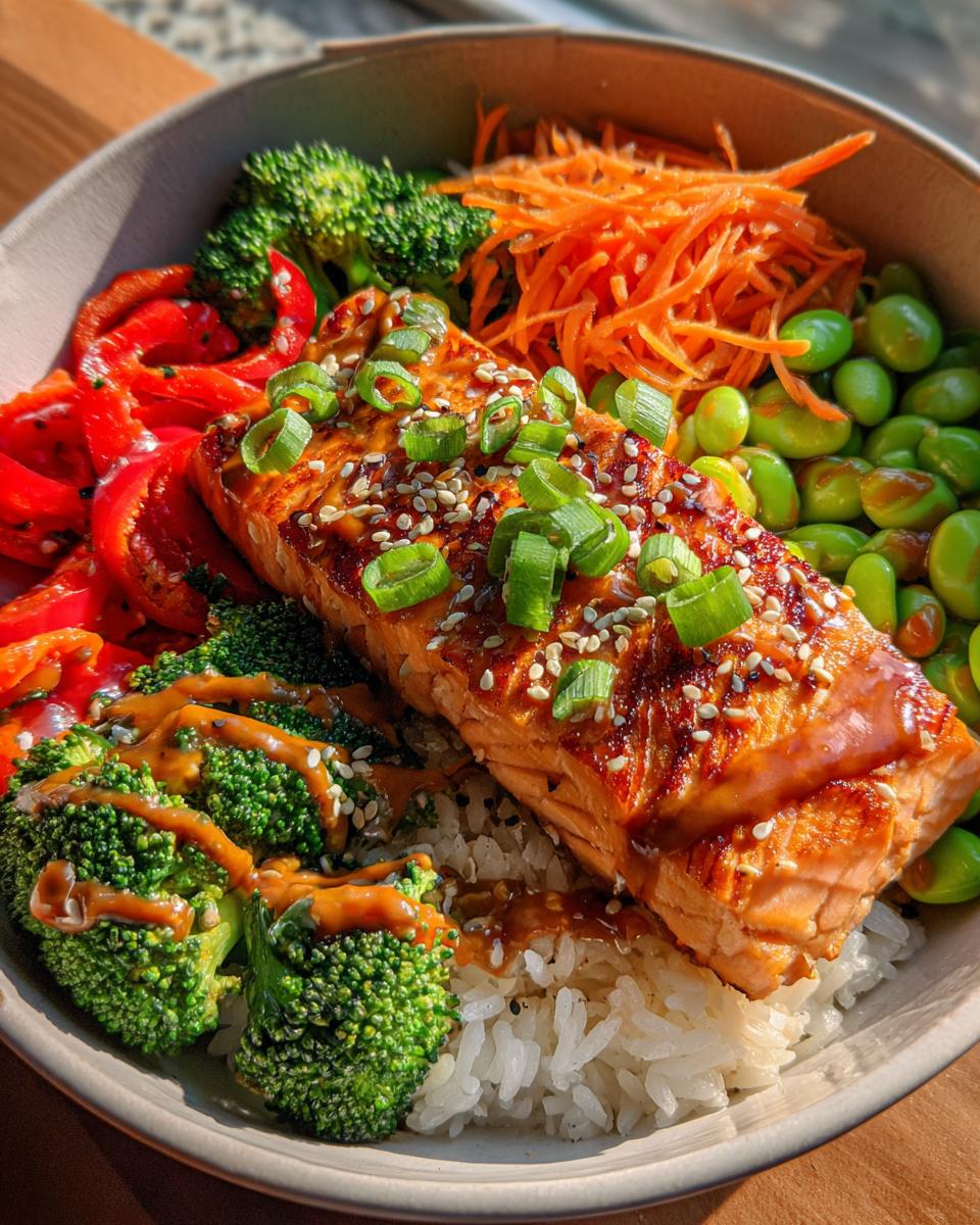 Salmon Rice Bowl - detail 2