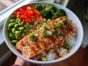 Salmon Rice Bowl