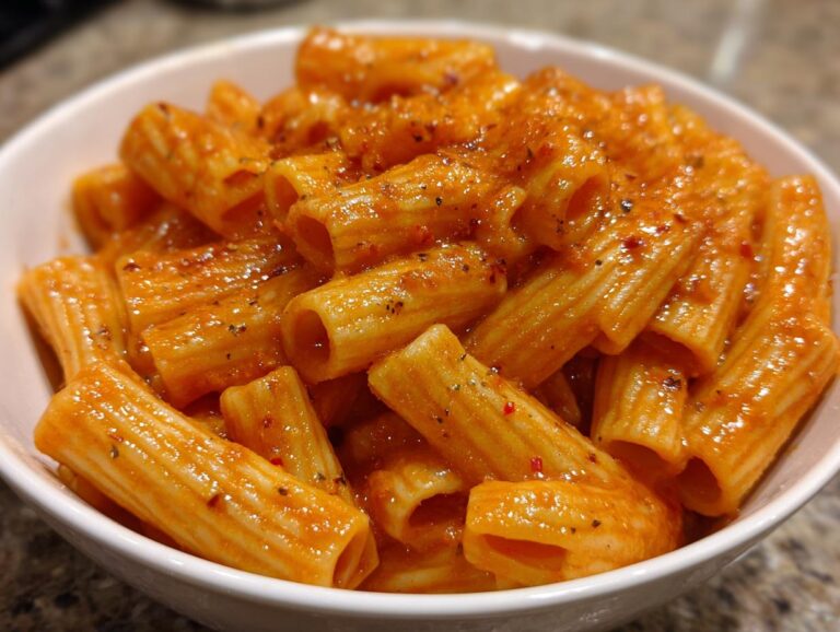 Spicy Vodka Rigatoni
