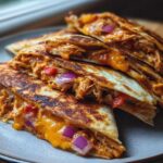 BBQ chicken quesadilla