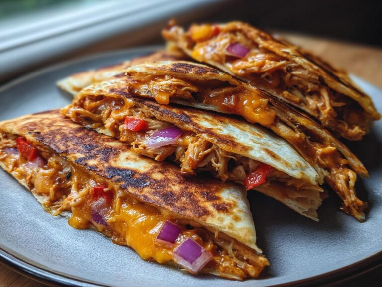 BBQ chicken quesadilla