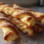 Basque cheesecake twists