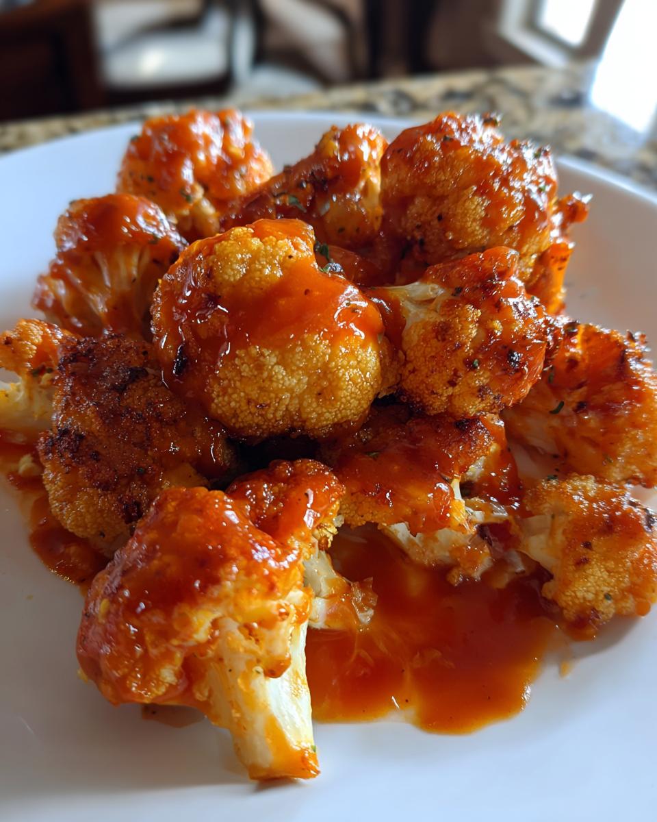 Buffalo cauliflower bites - detail 1