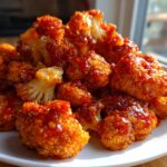 Buffalo cauliflower bites