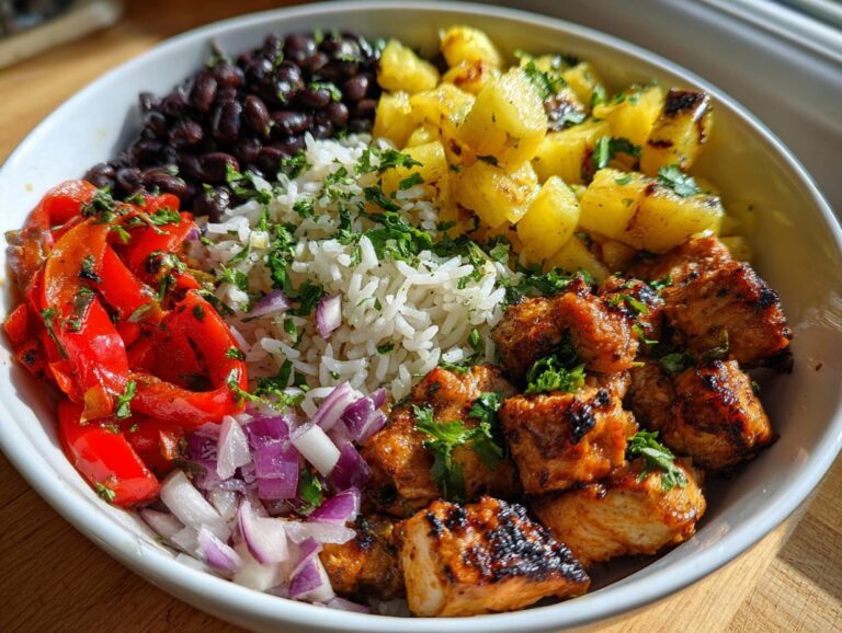 Caribbean jerk bowls