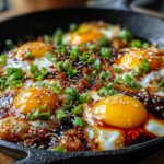 Chili crunch eggs