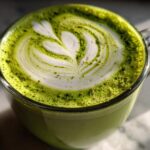Coconut matcha latte