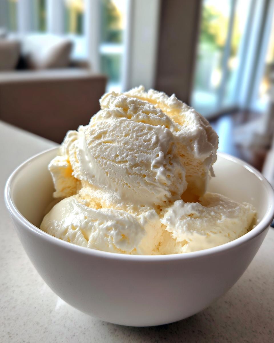 Cottage cheese ice cream - detail 1