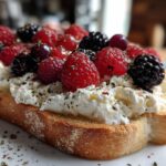 Cottage cheese toast