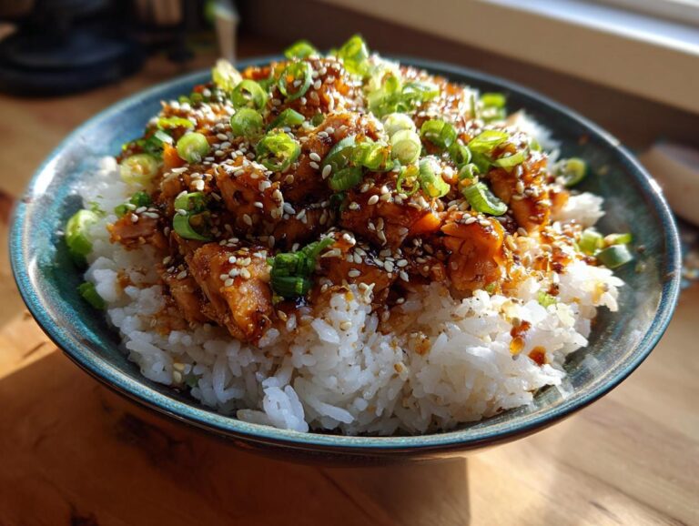 Crispy salmon rice bowls