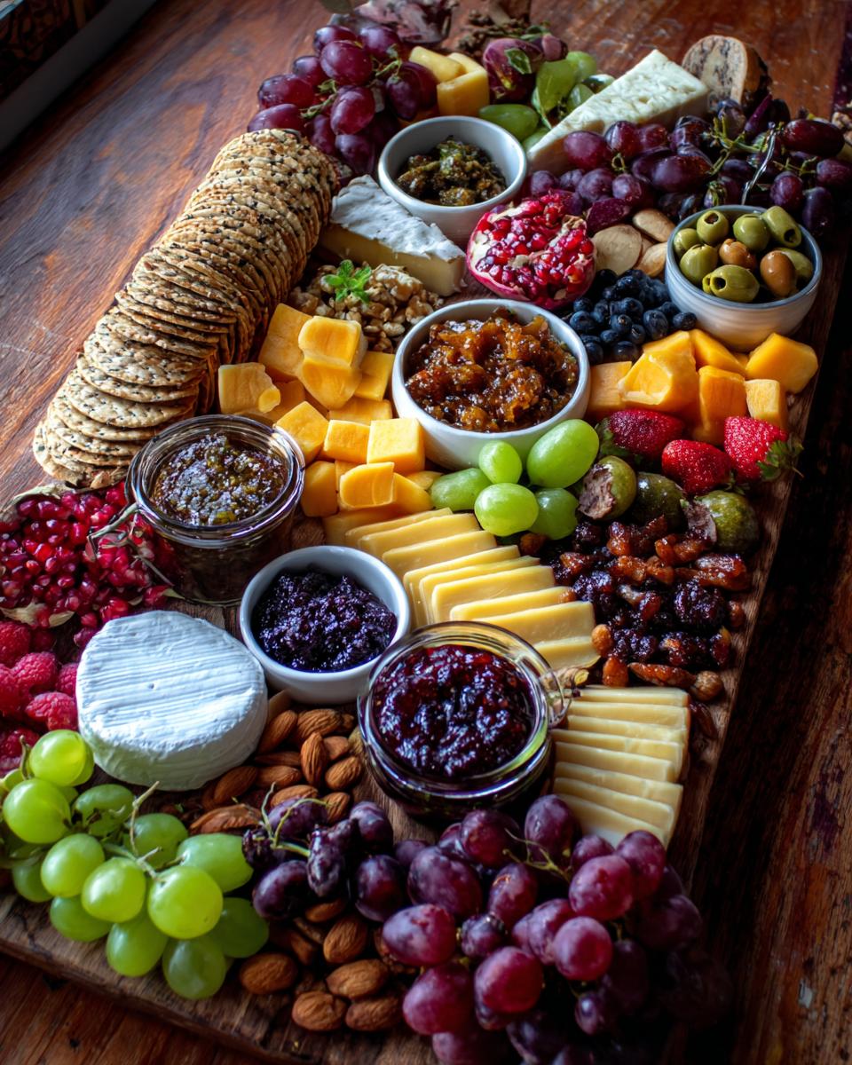 Dairy-free cheese boards - detail 1