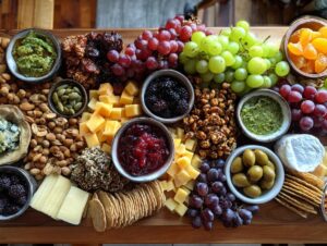 Dairy-free cheese boards