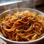 Garlic chili oil noodles
