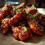 Honey sriracha wings