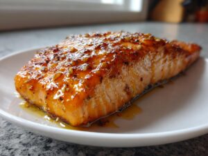 Hot honey salmon