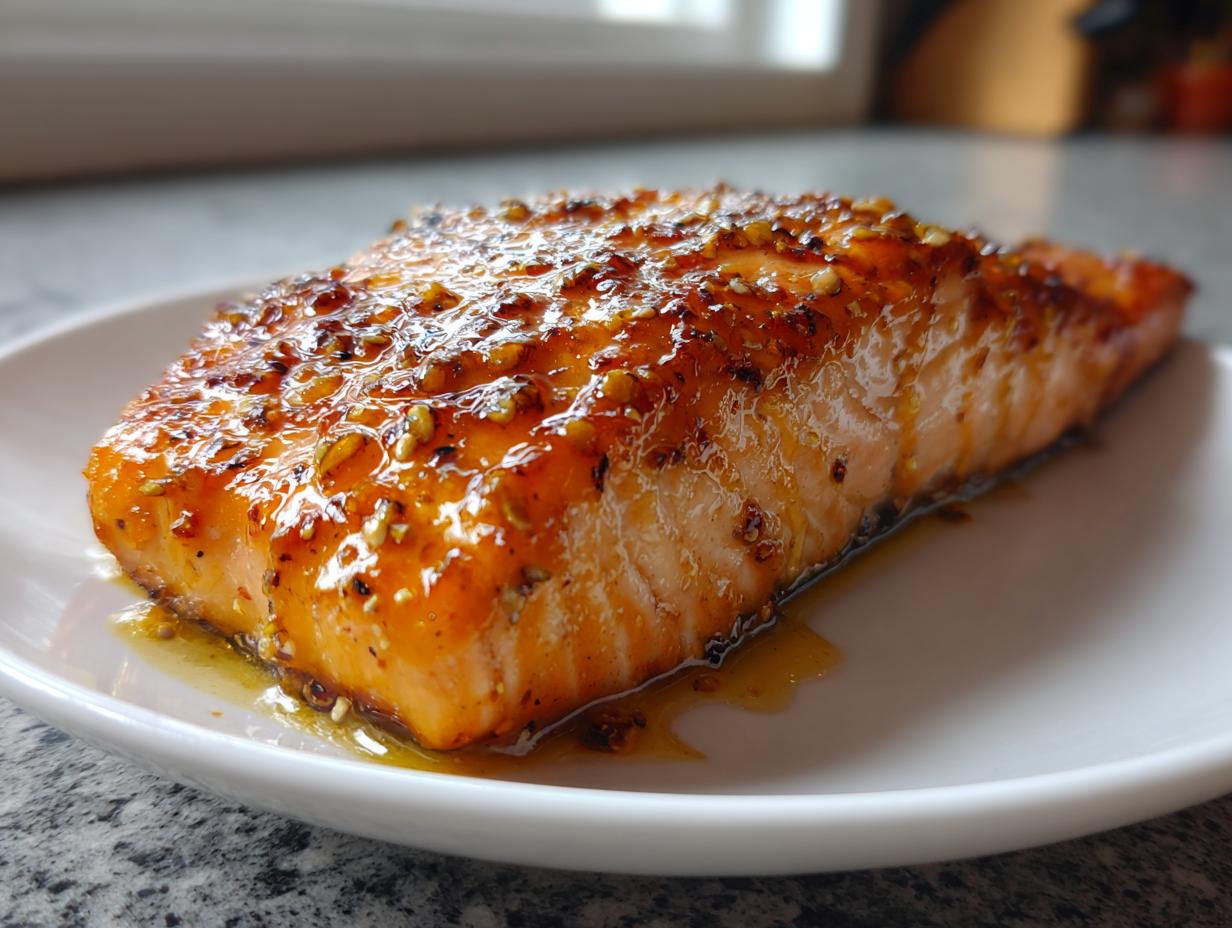 Amazing Hot Honey Salmon In 15 Minutes