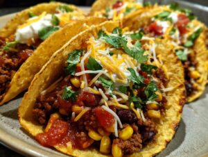 Latin fusion tacos