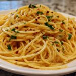 Lemon garlic butter pasta