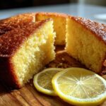 Lemon olive oil cake