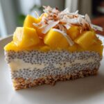 Mango coconut chia pudding