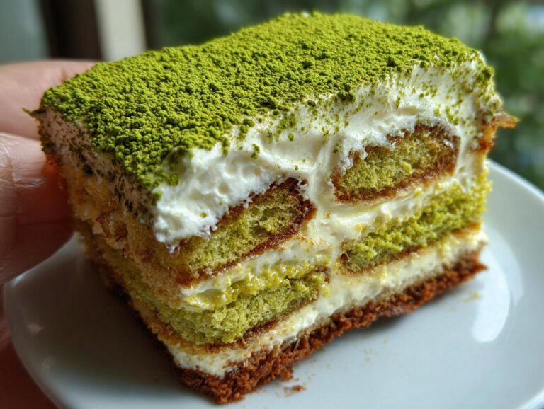 Matcha tiramisu