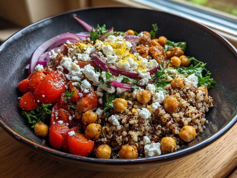 Mediterranean grain bowls