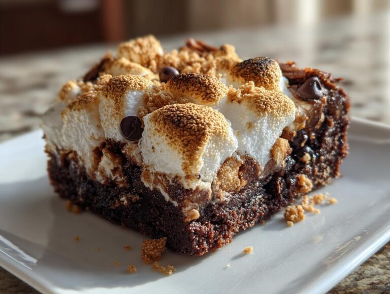 S’mores brownies