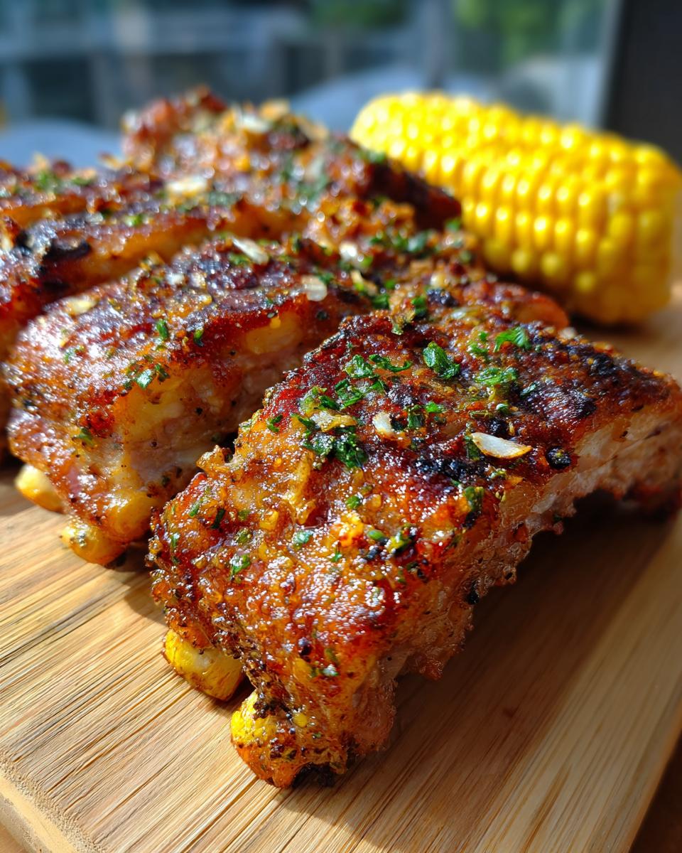 Sweet corn ribs - detail 1