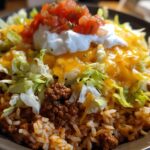 Taco rice bowls