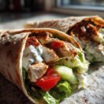 Tzatziki chicken wraps