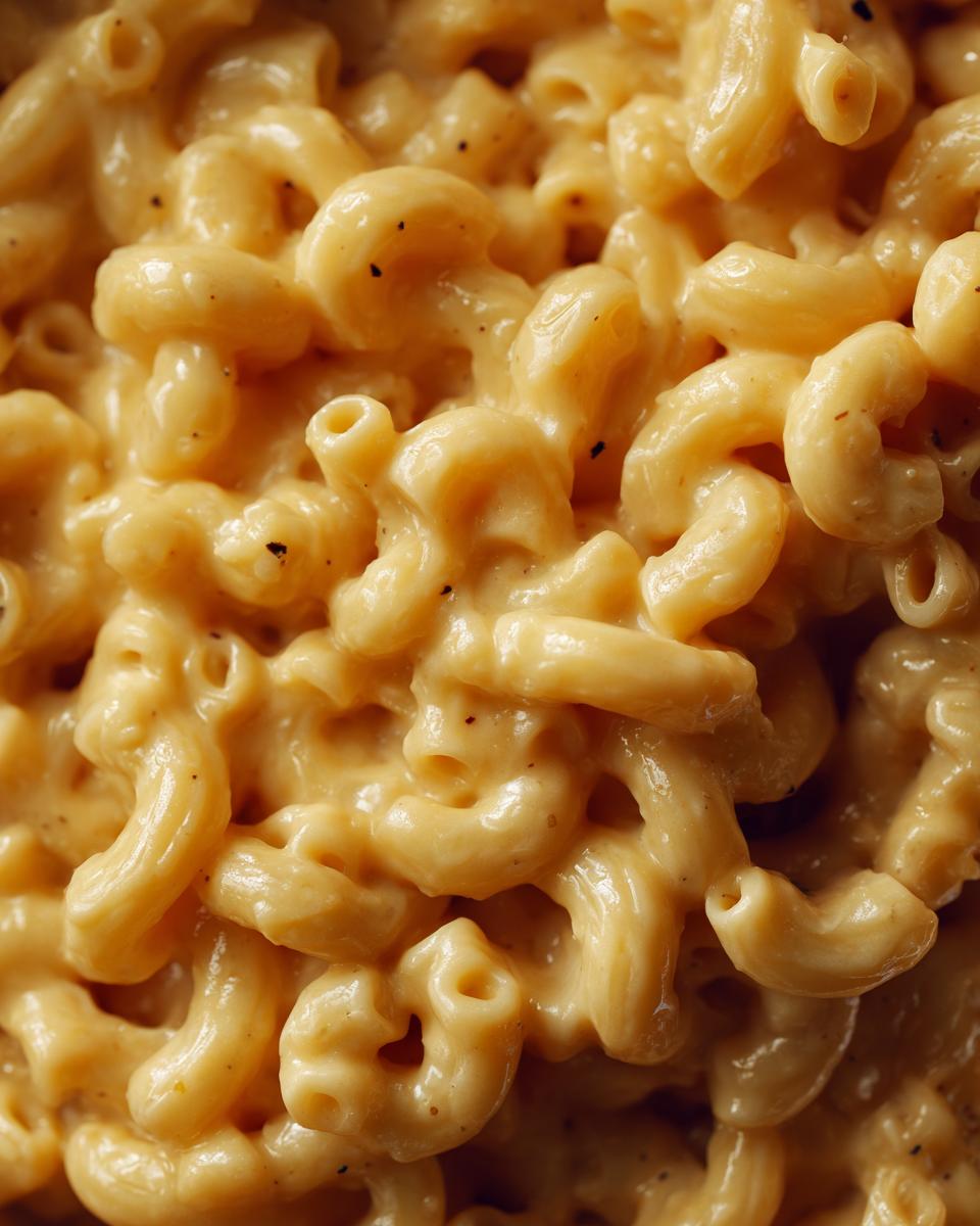 Vegan mac and cheese - detail 1