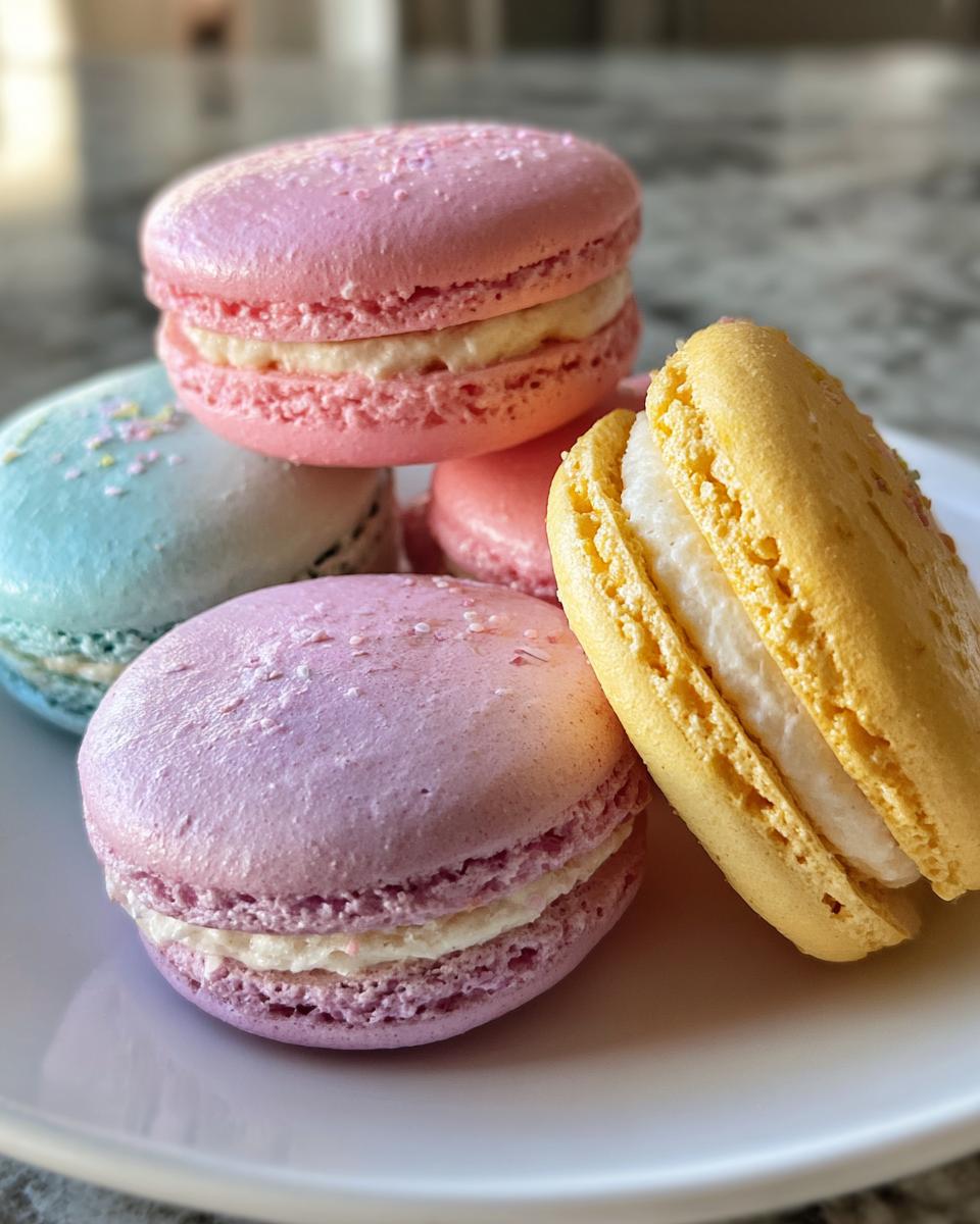 Vegan macarons - detail 1
