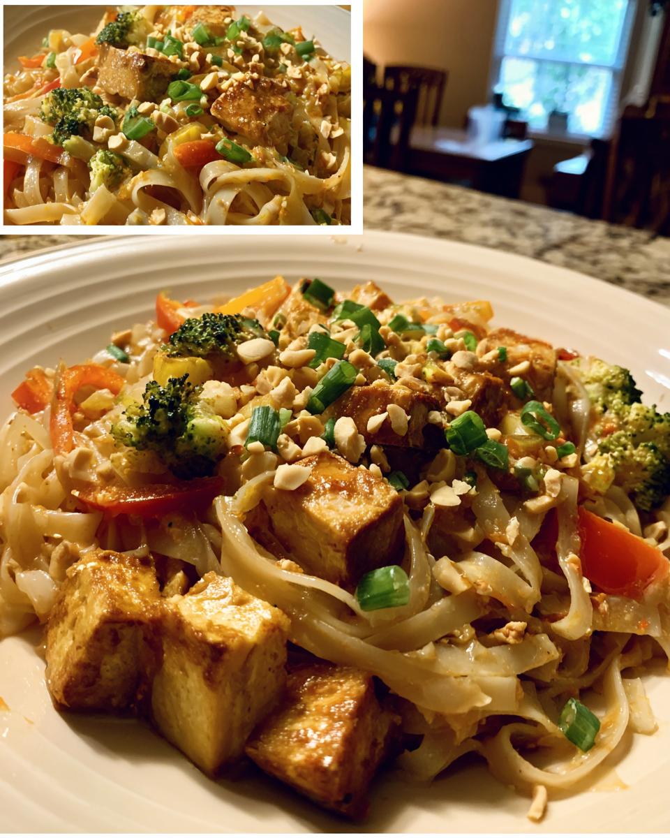 Vegan pad thai - detail 1