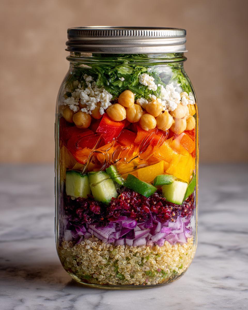 Viral salad jars - detail 1